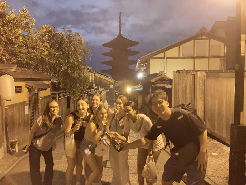 Kyoto: Nighttime Walking Tour in Gion Area With Sake in Hand - What to Expect