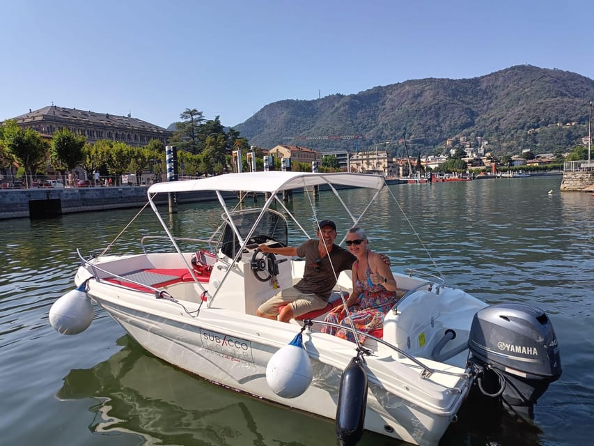 Lake Como: 4-Hour Private Boat Rental - Important Guidelines