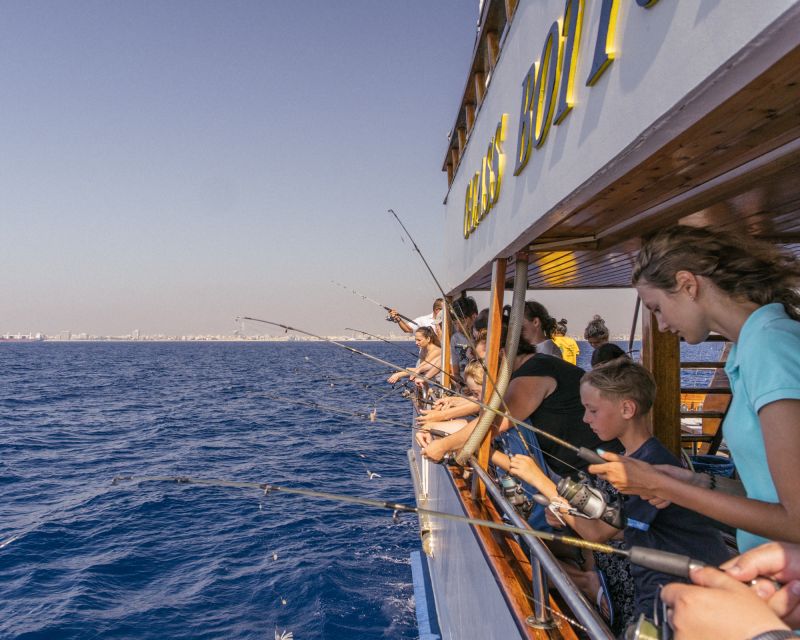 Larnaca: Glass-Bottom Boat Cruise With Fishing and BBQ Lunch - Boat Cruise Highlights