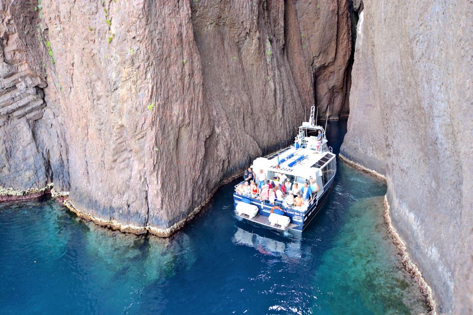 Loading: Scandola and Piana Boat Tour With Stop at Girolata - Boat and Amenities