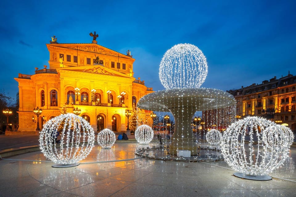 Magical Christmas Atmosphere of Frankfurt – Walking Tour - Festive Thurn-und-Taxis-Platz