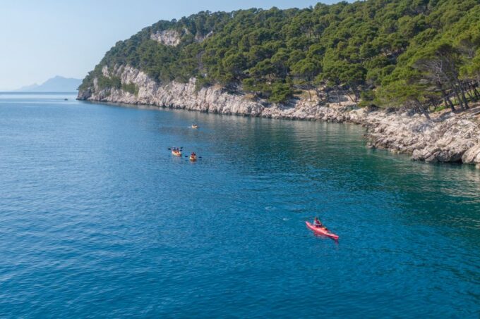 Makarska: Guided Sea Kayaking Tour With Snorkeling Stop - Small Group Size