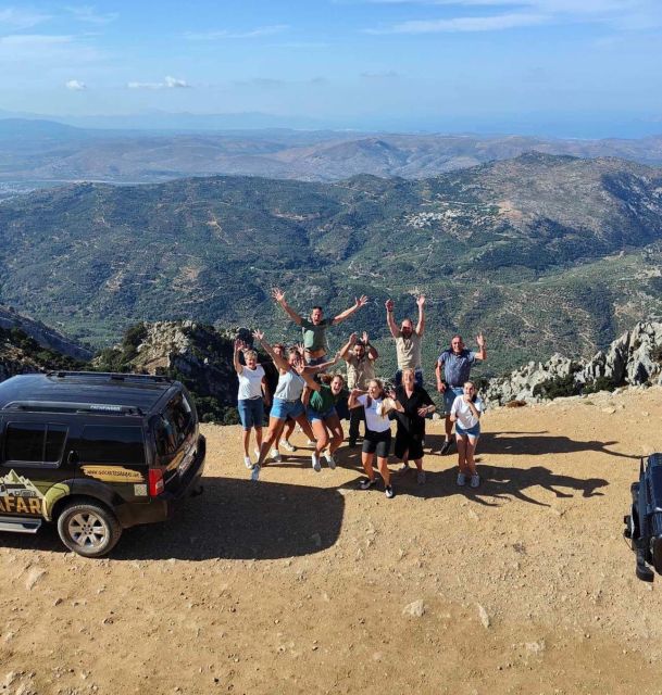 Malia: 4X4 Self Drive Safari Free Pick up & Lunch - Foraging and Local Delicacies