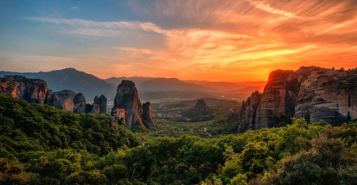 Meteora: Guided Sunset Tour With Monasteries and Caves Visit - Important Dress Code