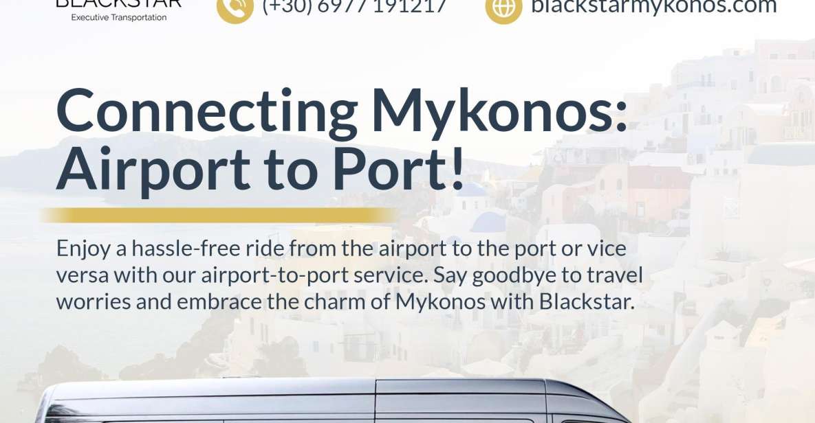 Mykonos Aiport - Port Tranfer to Your Hotel or Villa - Frequently Asked Questions