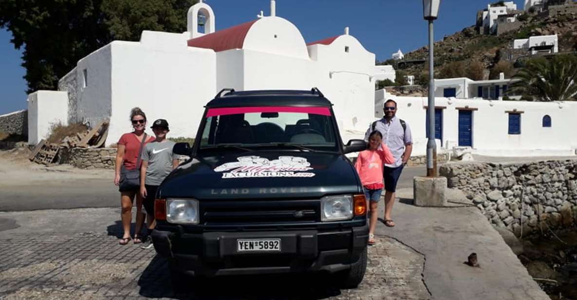 Mykonos Highlights Tour on a Jeep - Pickup and Start Time