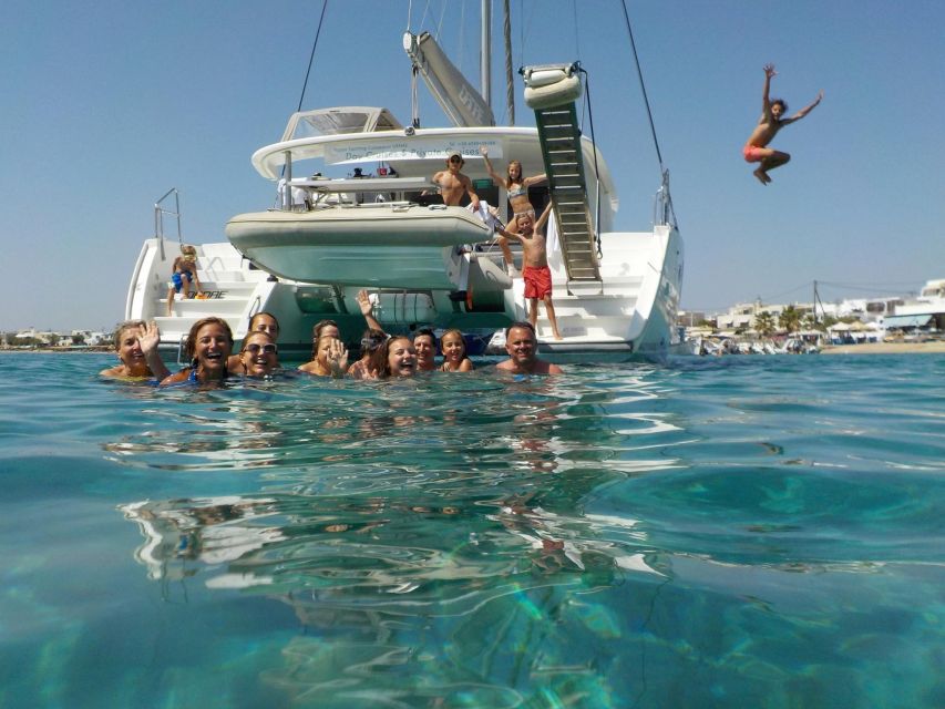 Naxos: Catamaran Cruise With Swim Stops, Food, and Drinks - Group Options Available