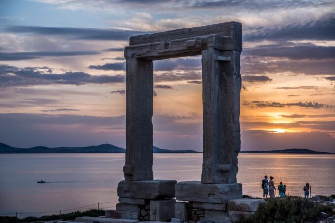 Naxos Town: Sunset Mythology Tour With Wine - Meeting Point