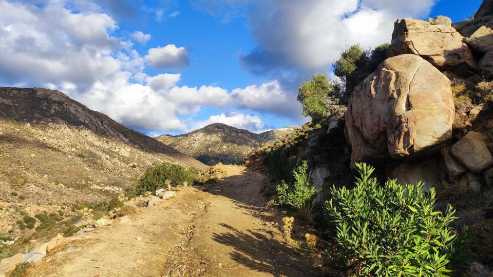 Naxos: West Coast Mountain Bike Trail To Ghost Town - Getting to the Starting Point