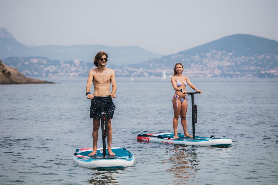 NEW ELECTRIC PADDLE SURF IN SANTA PONSA - Enjoying the Sea Breeze