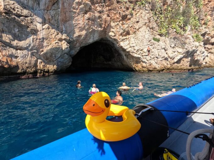 Nice: Mala Caves, Villefranche & Snorkeling Boat Tour - Best Times to Book