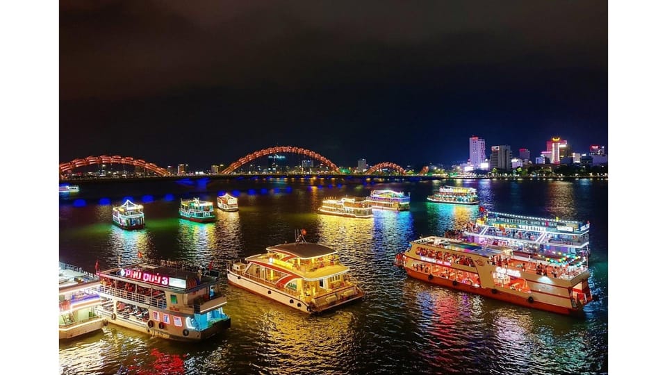 Night Tour Da Nang - Market, Dragon Bridge and River Cruise - Illuminated Bridges Experience