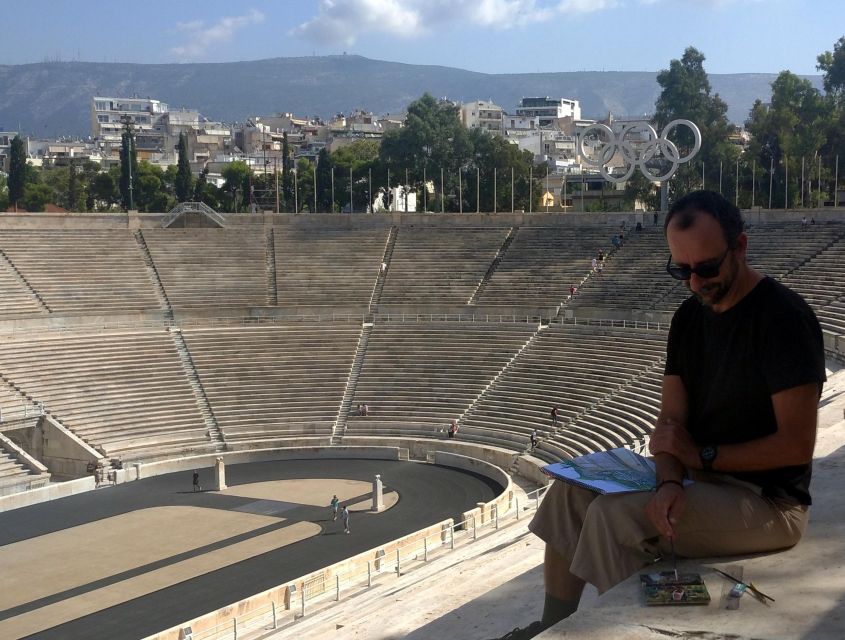 Outdoor Drawing Class in Modern Athens; Pangrati, Metz.. - Booking Information