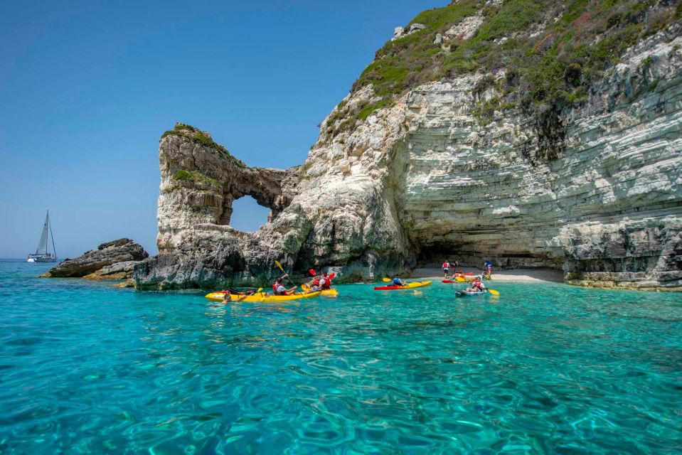 Paxos: Guided Kayaking Tour Mongonissi 2 Avlaki, Snorkelling - Suitable for All Skill Levels