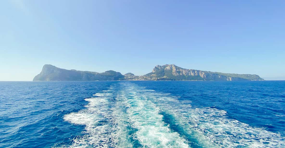 Positano: Capri and Blue Grotto Shared Boat Tour With Drinks - Booking and Cancellation Policy