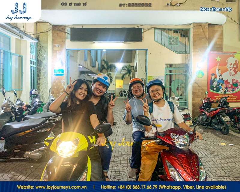 Private Sai Gon Foodie By Night Motorbike Tour - Booking and Cancellation Policy