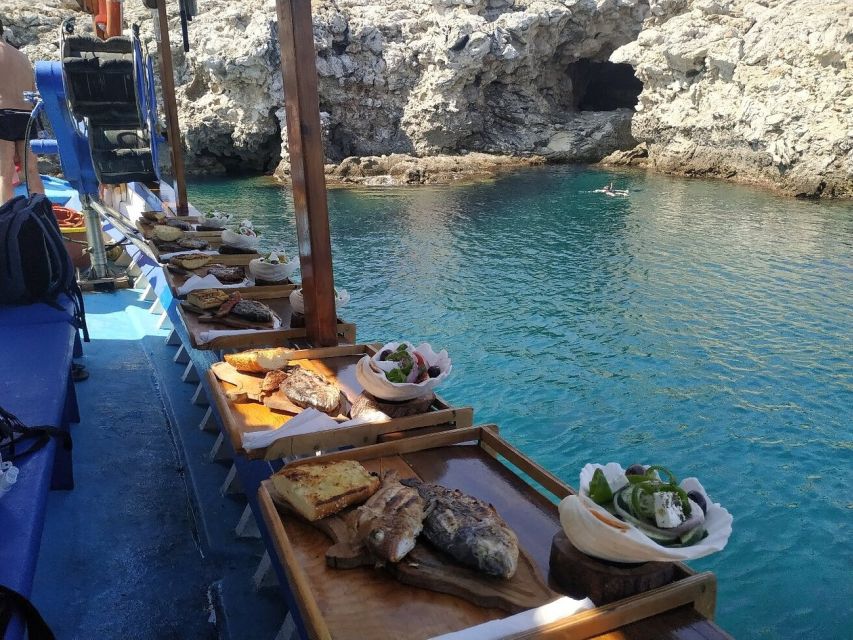 Rhodes Town: Fishing Boat Trip With Fish Meal and Swim Stops - Fishing and Swimming Activities