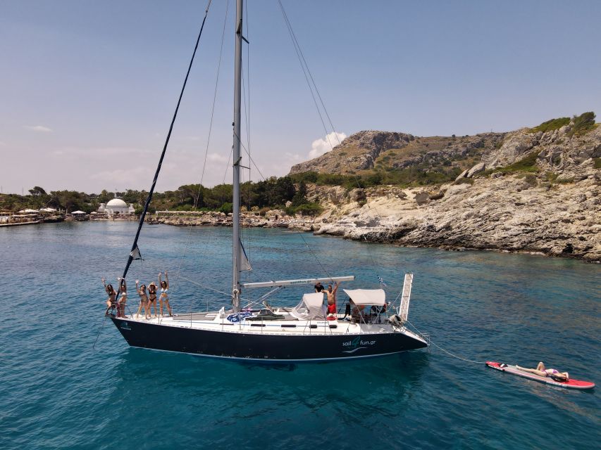 Rhodes Town: Private Sailing Cruise With Swim Stops & Meal - Scenic Highlights of Rhodes