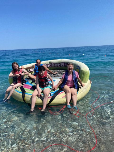 Rhodos : Crazy Sofa Watersports Adventure - Group Size and Languages