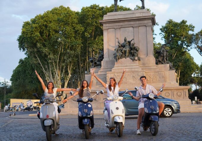 Rome: City Landmarks Tour by Vespa With Aperol Spritz - Customer Reviews