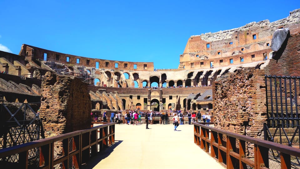 Rome: Colosseum With Arena Floor, Palatine Hill & Forum Tour - Booking and Cancellation Policy