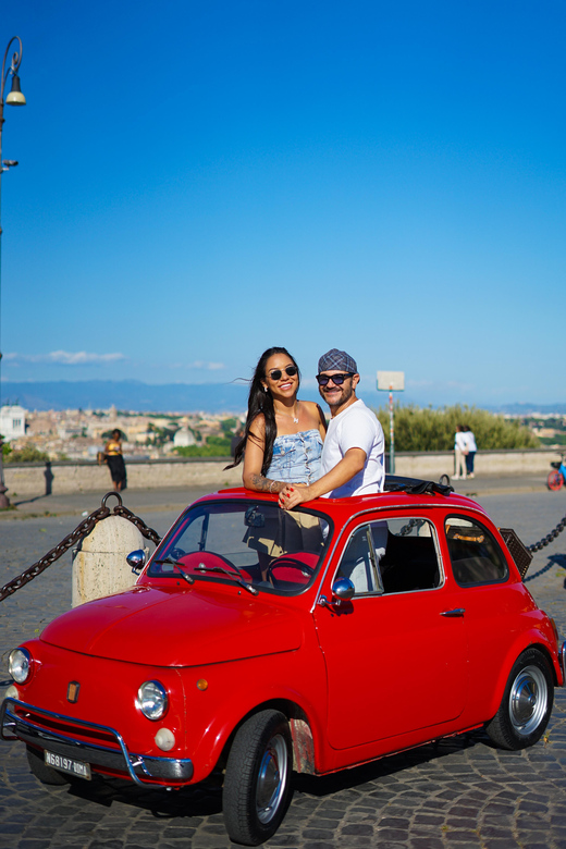 Rome Fiat 500 Tour With Professional Photoshoot - Professional Photography Details