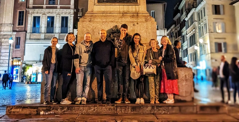 Rome: Guided Haunted Rome Ghost Tour With Dowsing Rods - Itinerary and Tour Stops