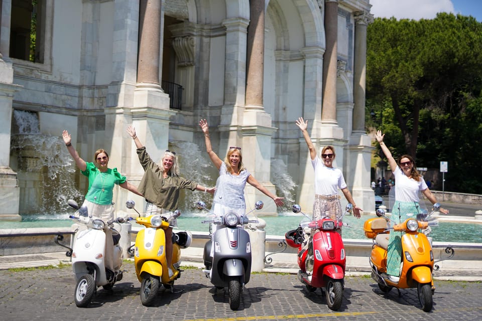 Rome: Guided Vespa Tour With Professional Photoshoot - Hear Engaging Stories