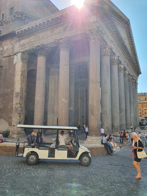 Rome: Nigh Tour by Golf Cart With Pizza Snack and Gelato - Booking and Cancellation Policy