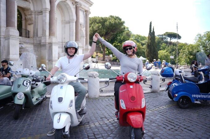 Rome: Vespa Tour With Gourmet Stops - All in One - Important Information