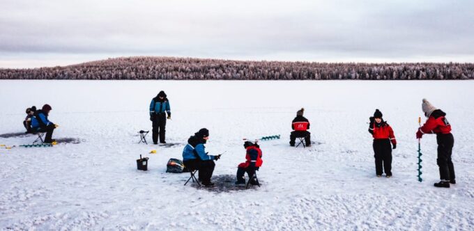 Rovaniemi: Quad Bike Ride and Ice Fishing - Quad Bike Adventure