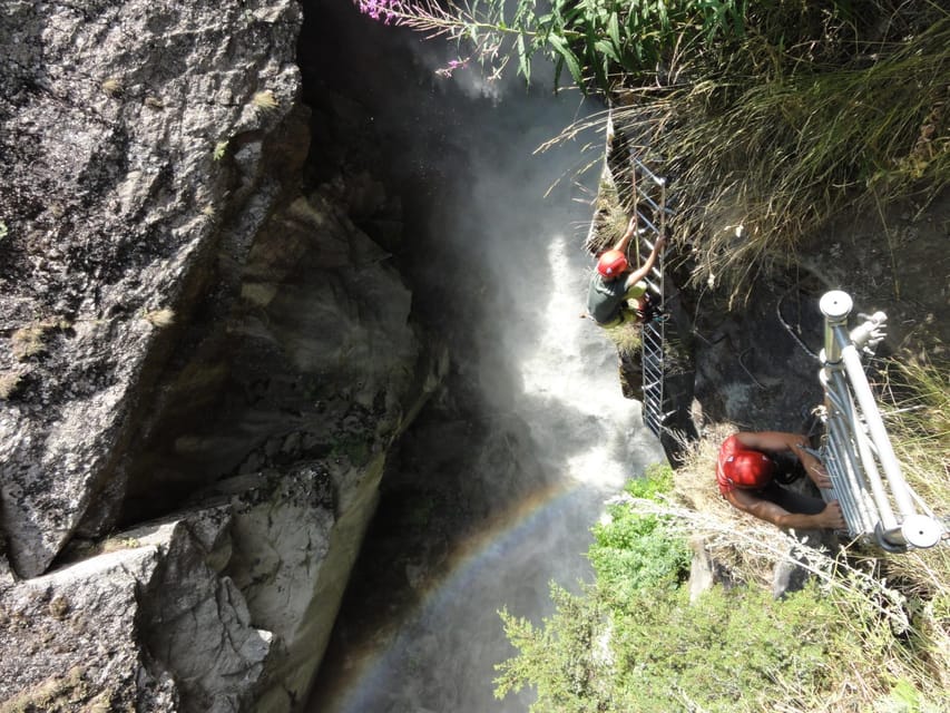 Saas-Fee: Gorge Alpine Via Ferrata and Flying Fox Tour - Meeting Information