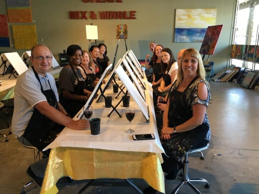 San Mateo: Paint & Sip Experience for Large Groups - Group Discounts and Customization