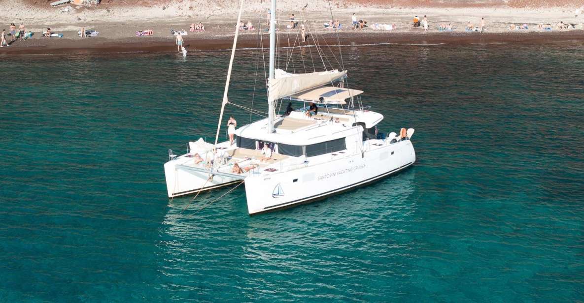 Santorini Catamaran Day Cruise: Lunch, Drinks and Transfers - Passenger Preparation and Safety