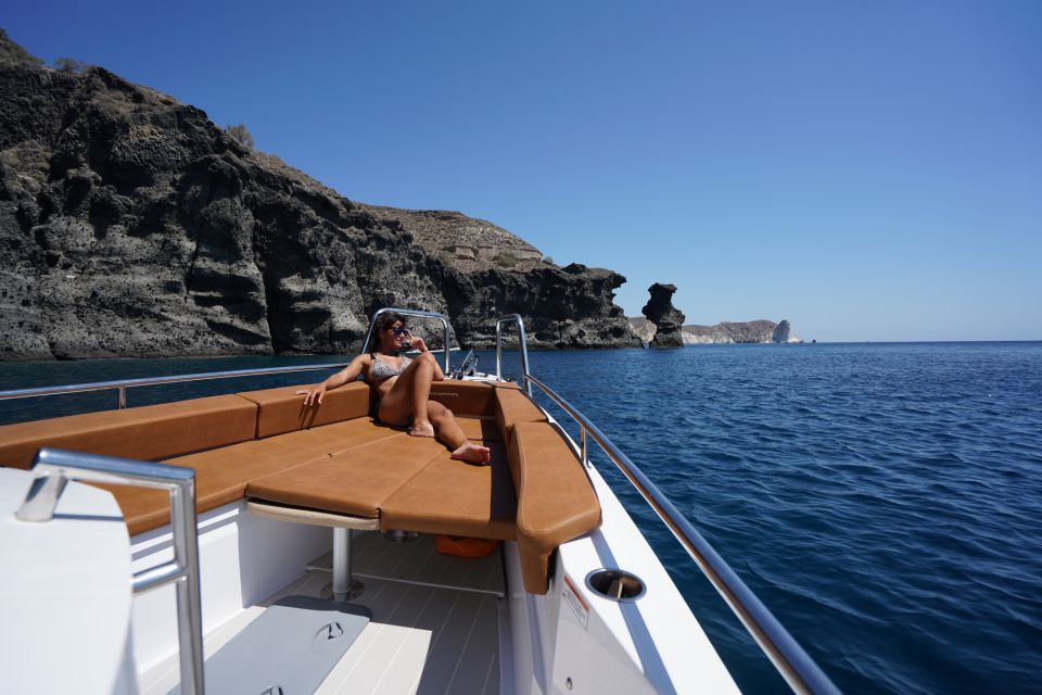 Santorini: Private Customizable Cruise With Meal & Drinks - Booking and Cancellation Policy