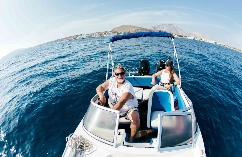 Santorini: Rent a Speedboat License Free - Booking Information