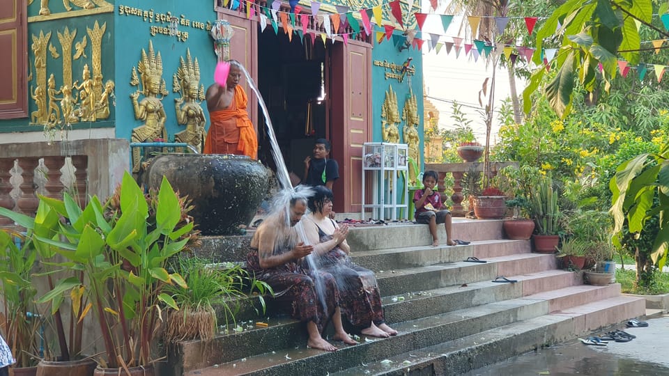 Siem Reap Cambodian Buddhist Water Blessing and Local Market - Local Market Exploration