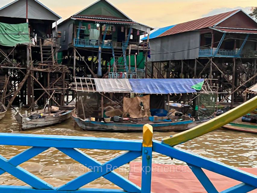 Siem Reap Floating Village Kampong Phluk Sun Set With Boat - Safety Precautions