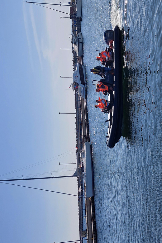 Speed Boat at the End of the Pier in Sopot. Speed 100 Km/H - Safety Measures and Crew