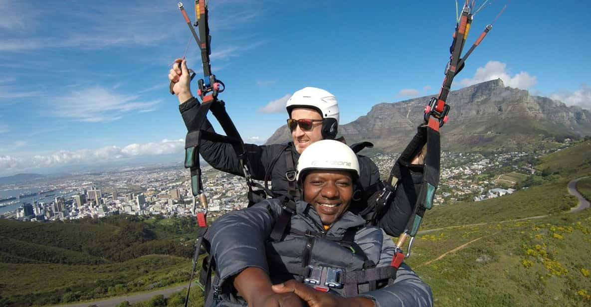 Tandem Paragliding, Green Market and Constantia Wine Tasting - Transportation and Inclusions Covered