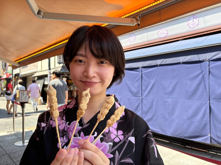 Tokyo: Asakusa Private Tour With Street Food Tasting - What to Bring