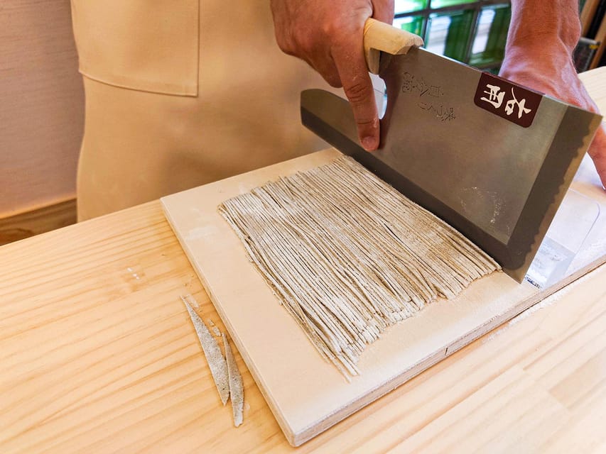 Tokyo Kappabashi : Soba Making Experience! The SOBAGIRI - Important Details