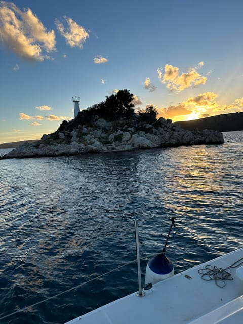 Trogir: Sunset Sailing - Departure and Return