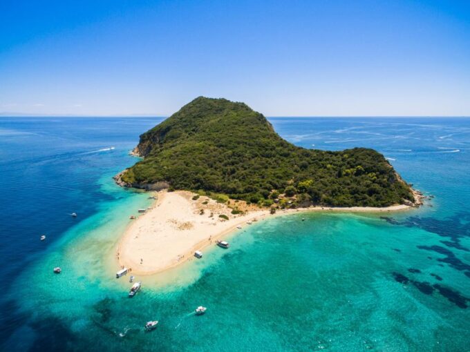 Zakynthos: Turtle Island & Keri Caves Glass-Bottom Boat Tour - Relax at Marathonisi Island