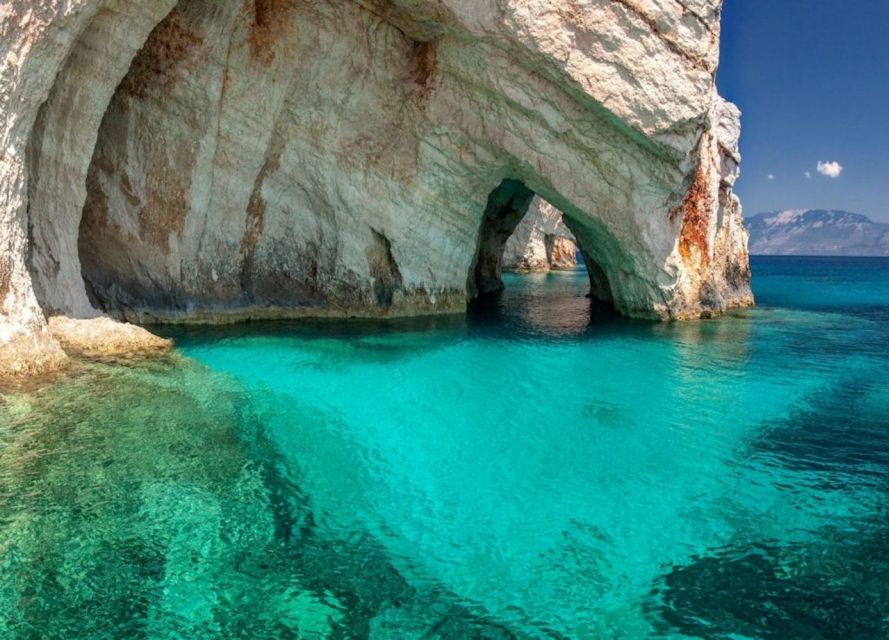 Agios Nikolaos: Blue Caves and Navagio Bay Swim Cruise - Meeting Point and Languages