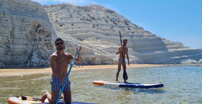 Amazing SUP in Scala Dei Turchi - Paddling Techniques