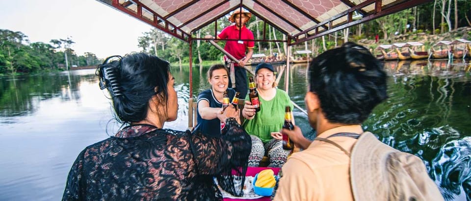 Angkor Bike Tour & Gondola Sunset Boat W/ Drinks & Snack - What to Expect