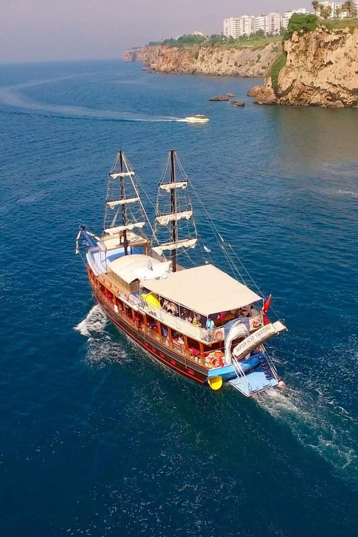 Antalya: Beach & Waterfalls Boat Trip W/ Lunch & Soft Drinks - Cancellation Policy