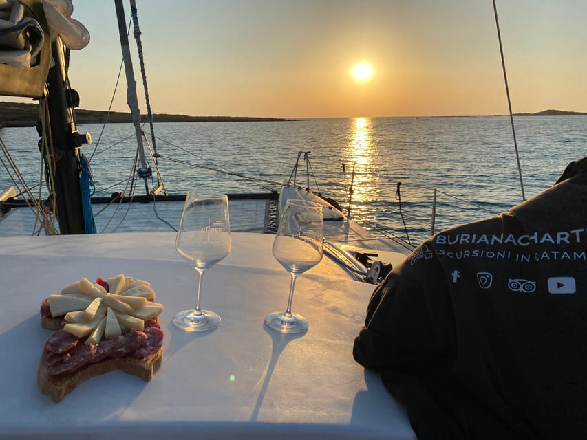 Aperitifs at Sunset on the Asinara Stintino Catamaran - Itinerary Highlights