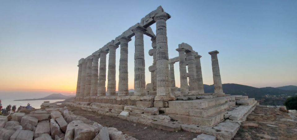 Athens: Temple of Poseidon and Cape Sounion Sunset Tour - Sunset at Cape Sounion